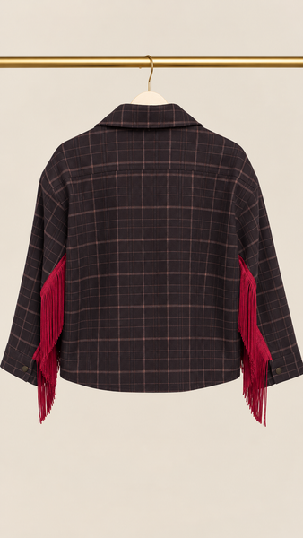 Bomber BURGUNDY & FLECOS