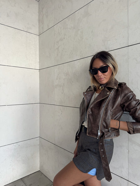 Biker Brown Slim Lavado (REPOSICIÓN!)