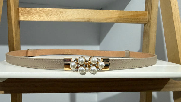 Cinturón Piel Pearl
