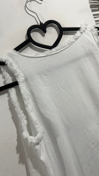 Top Lino & Cotton Cuore