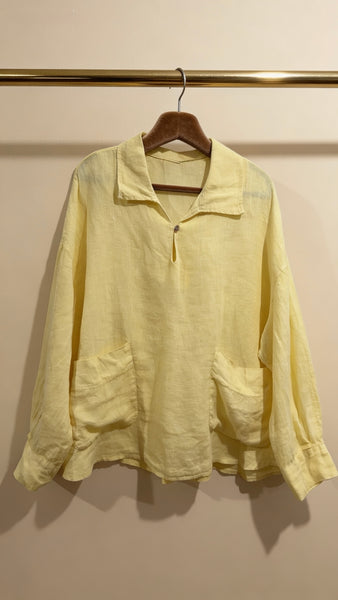 Blusa Lino Amarilla