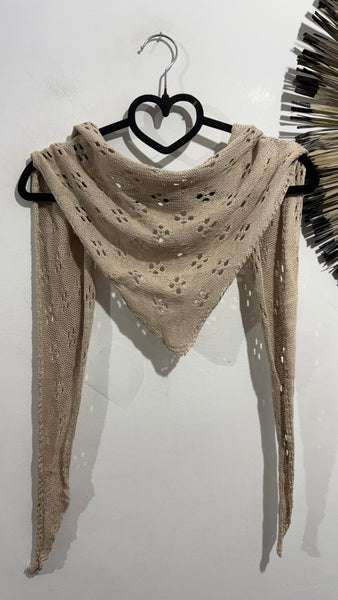 Pañuelo Pico Ganchillo