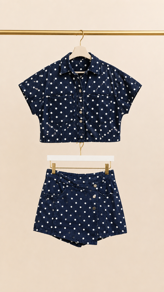 Conjunto Denim Topito