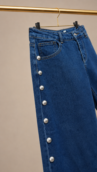 Jeans Tachas Silver