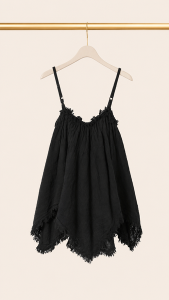 Top Desflecado Black