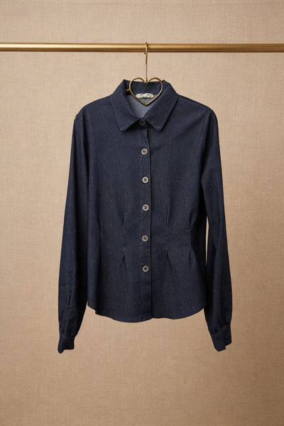 Camisa Denim Frunce