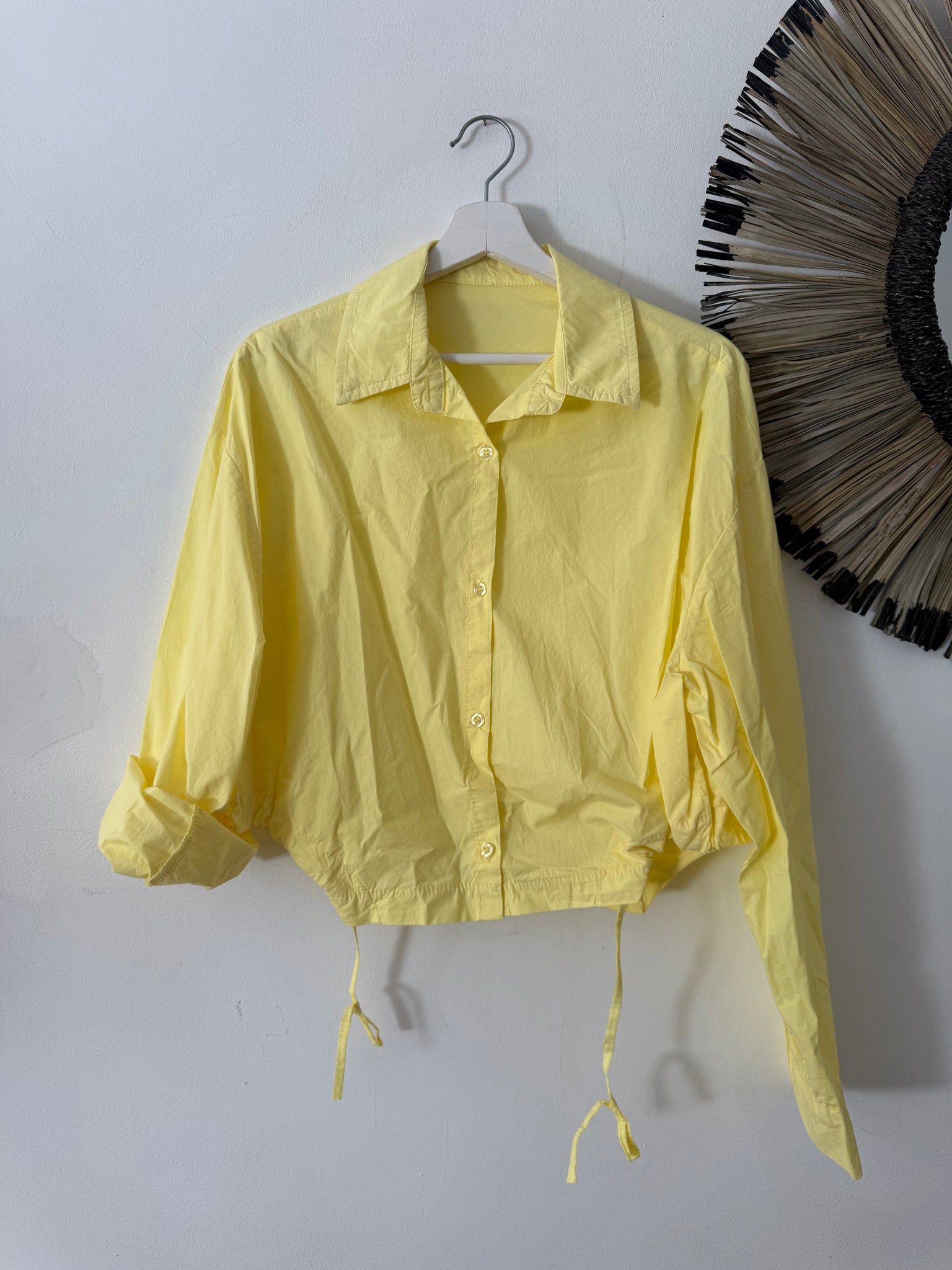 Camisa Frunce Popelin