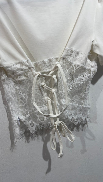 Camiseta Corset & Blonda