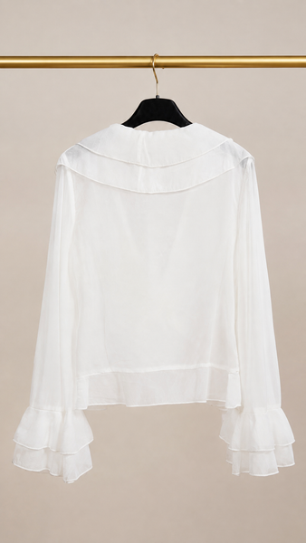 Camisa Tencel Blanche