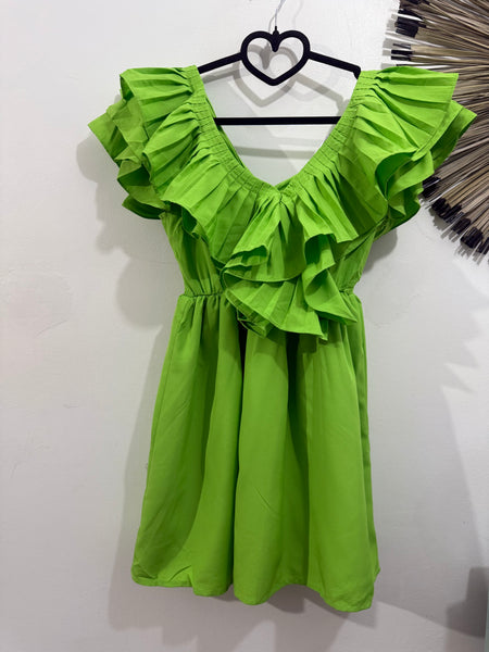 Vestido Pistacho Flúor