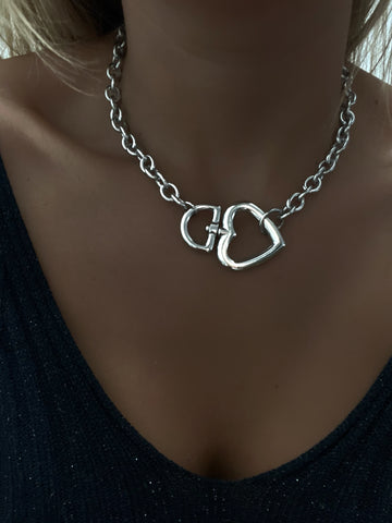 Collar Silver Cuore