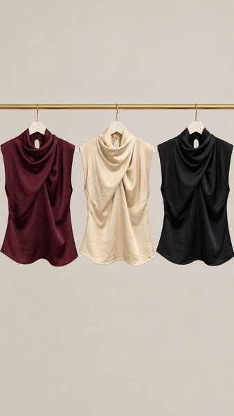 Top Cuello Cruzado