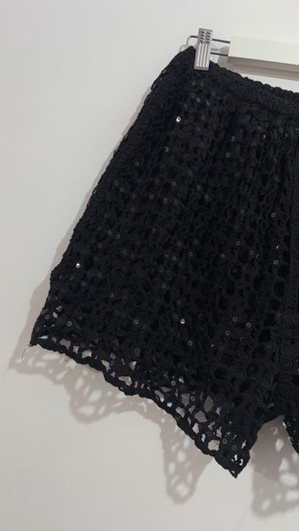 Bermuda Crochet & Lentejuelas