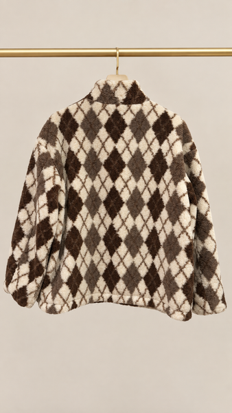 Chaqueta Polar Rombos