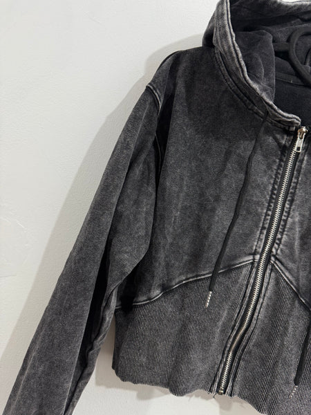 Sudadera Gris Capucha