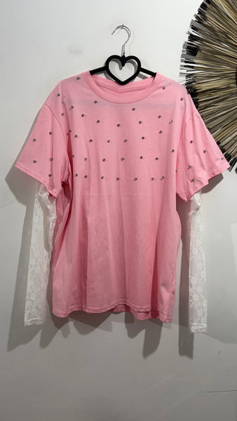 Camiseta Manga Blonda