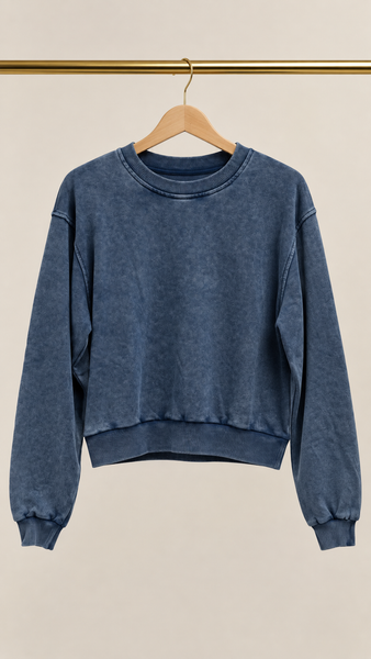 Sudadera Basic Wash