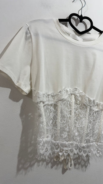 Camiseta Corset & Blonda