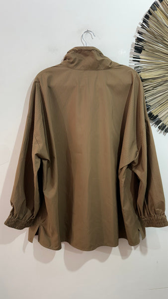 Cortavientos Raya Brown