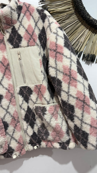 Chaqueta Polar Rombos
