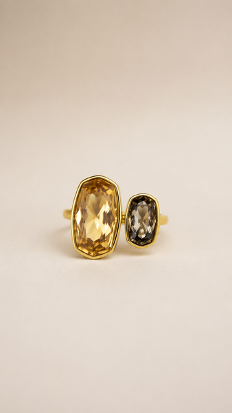 Anillo Doble CRYSTAL