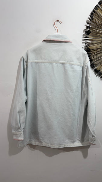 Sahariana Azul Pastel