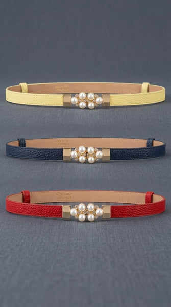 Cinturón Piel Pearl
