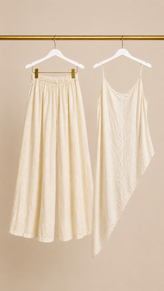 Conjunto Tencel crudo
