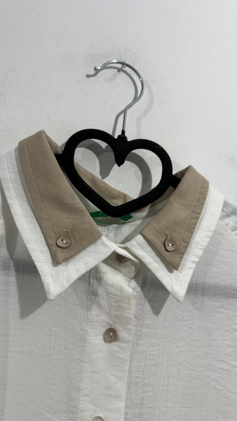 Blusa Doble Cuello