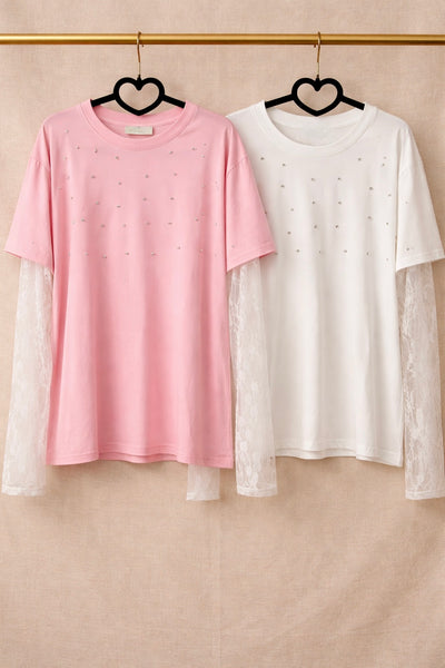 Camiseta Manga Blonda