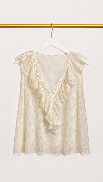 Top Blonda Volante
