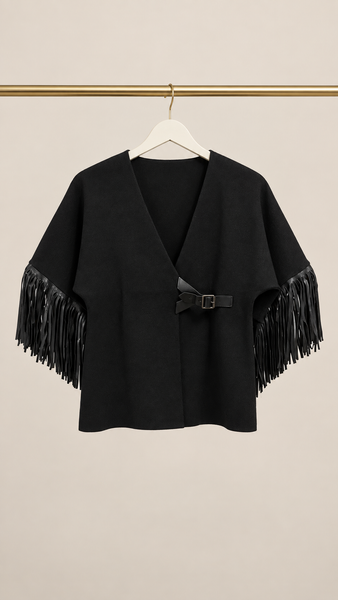 Chaqueta Punto Roma Hebilla