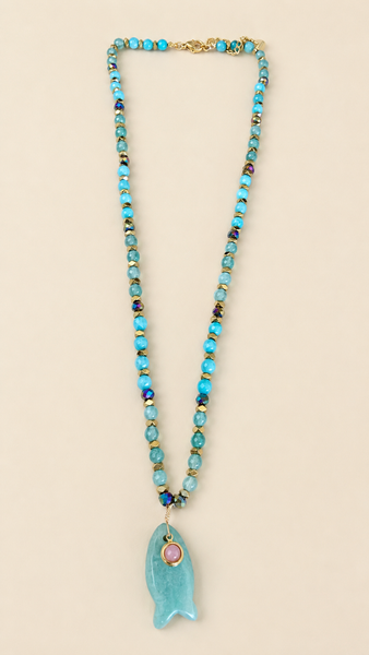 Collar Pez de Cristal