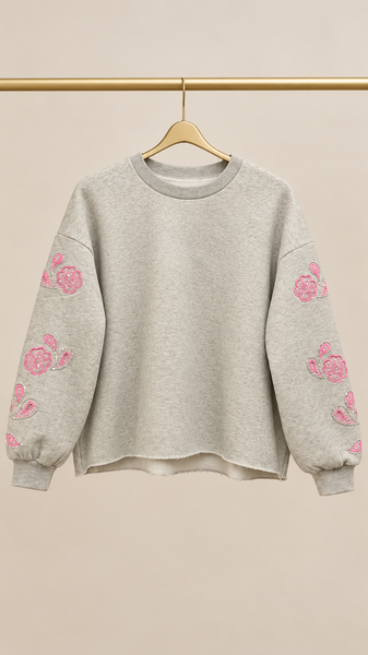 Sudadera Romantic grey EMILY