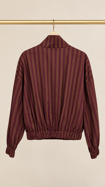 Sudadera Burgundy & Camel