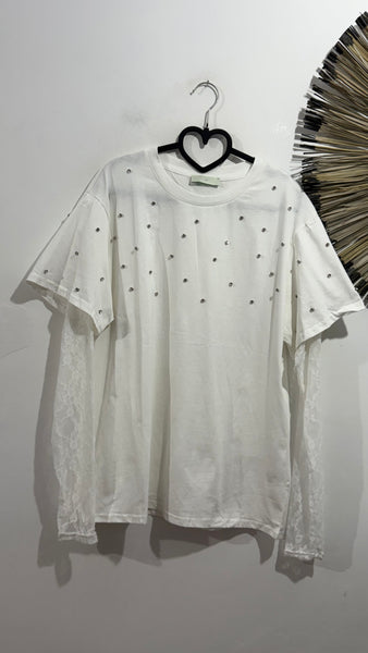 Camiseta Manga Blonda