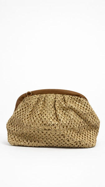 Bolso Rafia Gold