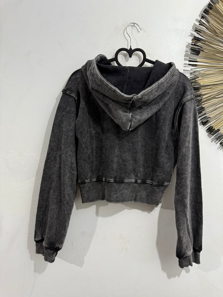 Sudadera Gris Capucha