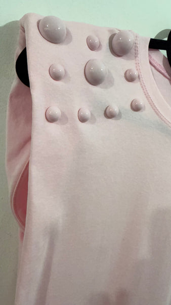 Camiseta Tachas Rosa