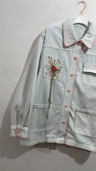 Sahariana Azul Pastel