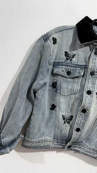 Cazadora Denim Butterfly