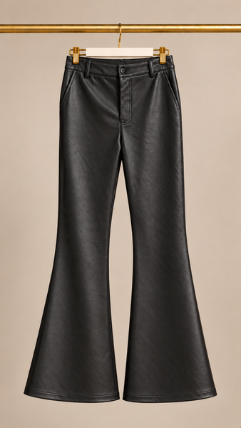 Pantalón Flare EFECTO PIEL