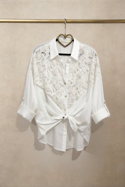 Blusa nudo blanco