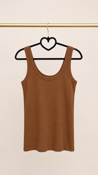 Camiseta Básica Camel