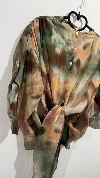 Blusa Cotton Tie Dye Terra