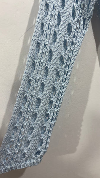 Top Crochet Blue Light