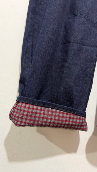 Jeans Vichy Navy & Red