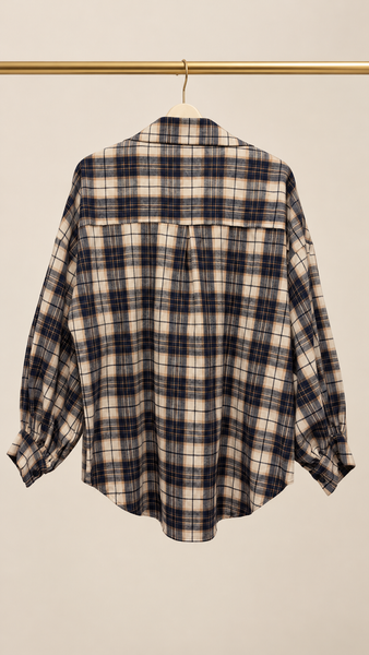 Camisa Cuadros Navy