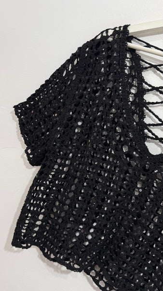 Top Crochet Lentejuelas