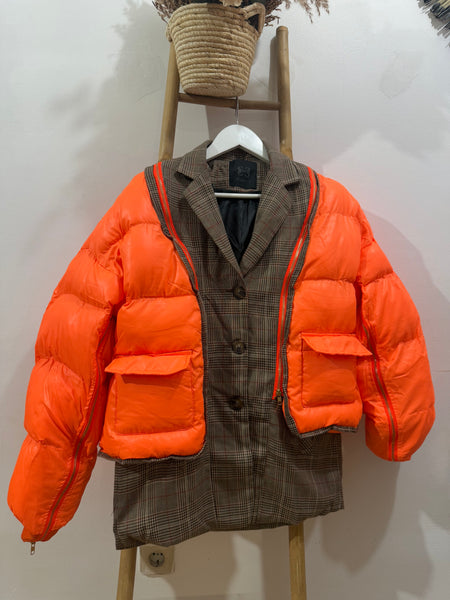 Anorak Combi Blazer Naranja